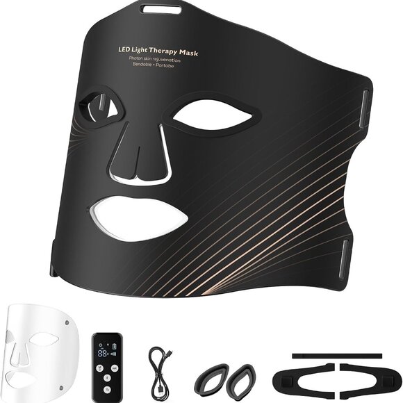 Red Light Therapy Mask, Led Mask Light Therapy for Face 8 Colors LED - BRAND NEW - Picture 1 of 7